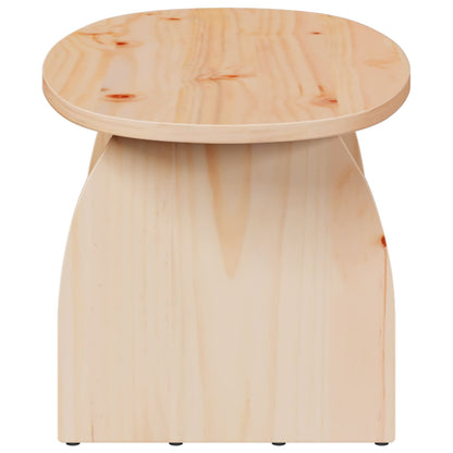 vidaXL Coffee Table Brown 80 x 40 x 35 cm Solid Pine Wood