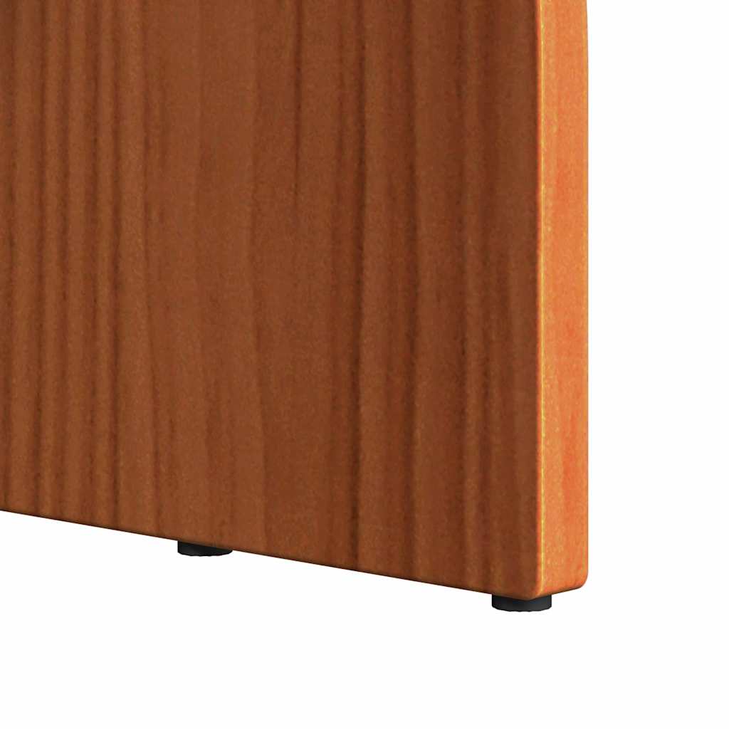 vidaXL Coffee Table Wax Brown 80 x 40 x 35 cm Solid Pine Wood