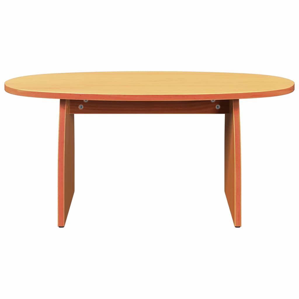 vidaXL Coffee Table Wax Brown 80 x 40 x 35 cm Solid Pine Wood