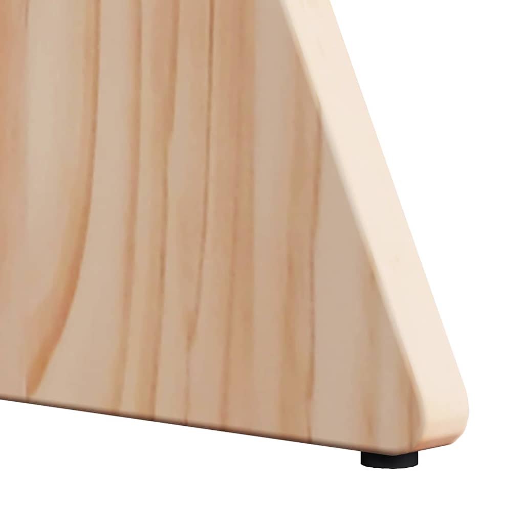 vidaXL Coffee Table 3 pcs Natural