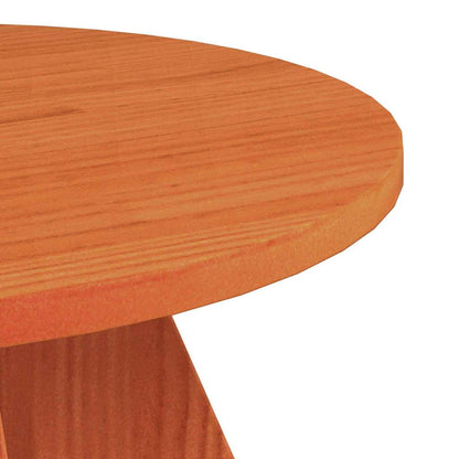 vidaXL Coffee Table 3 pcs Wax Brown