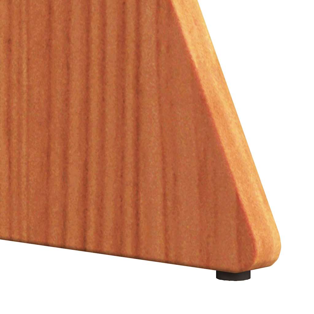 vidaXL Coffee Table 3 pcs Wax Brown