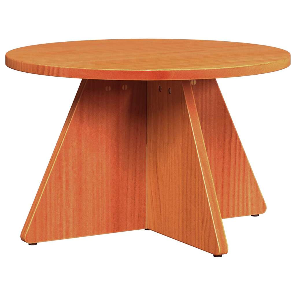 vidaXL Coffee Table 3 pcs Wax Brown
