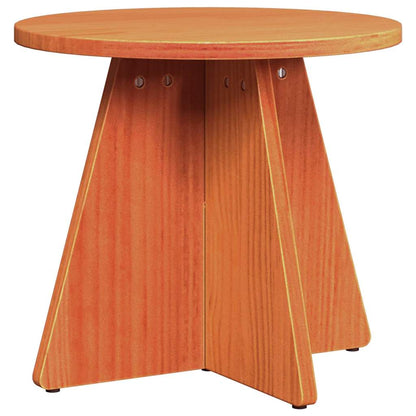vidaXL Coffee Table 3 pcs Wax Brown