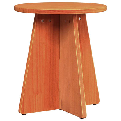 vidaXL Coffee Table 3 pcs Wax Brown