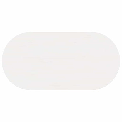 vidaXL Coffee Table White 80 x 39.5 x 35 cm Solid Pine wood