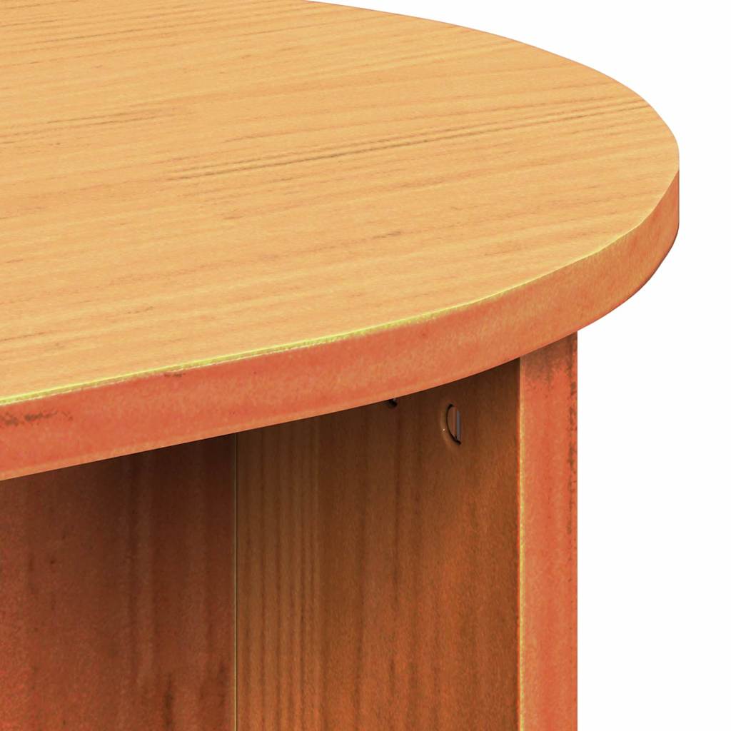 vidaXL Coffee Table Wax Brown 80 x 39.5 x 35 cm Solid Pine wood