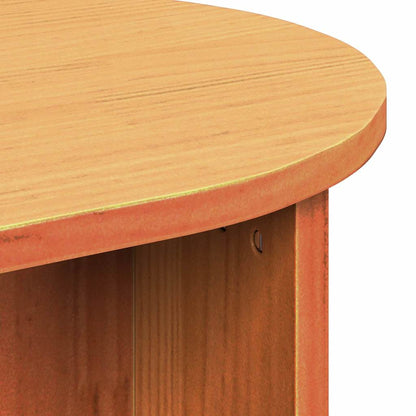 vidaXL Coffee Table Wax Brown 80 x 39.5 x 35 cm Solid Pine wood