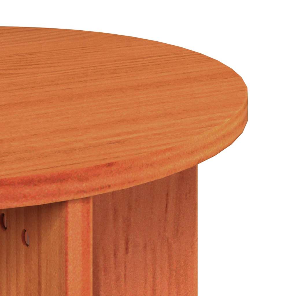 vidaXL Coffee Table 2 pcs Wax Brown