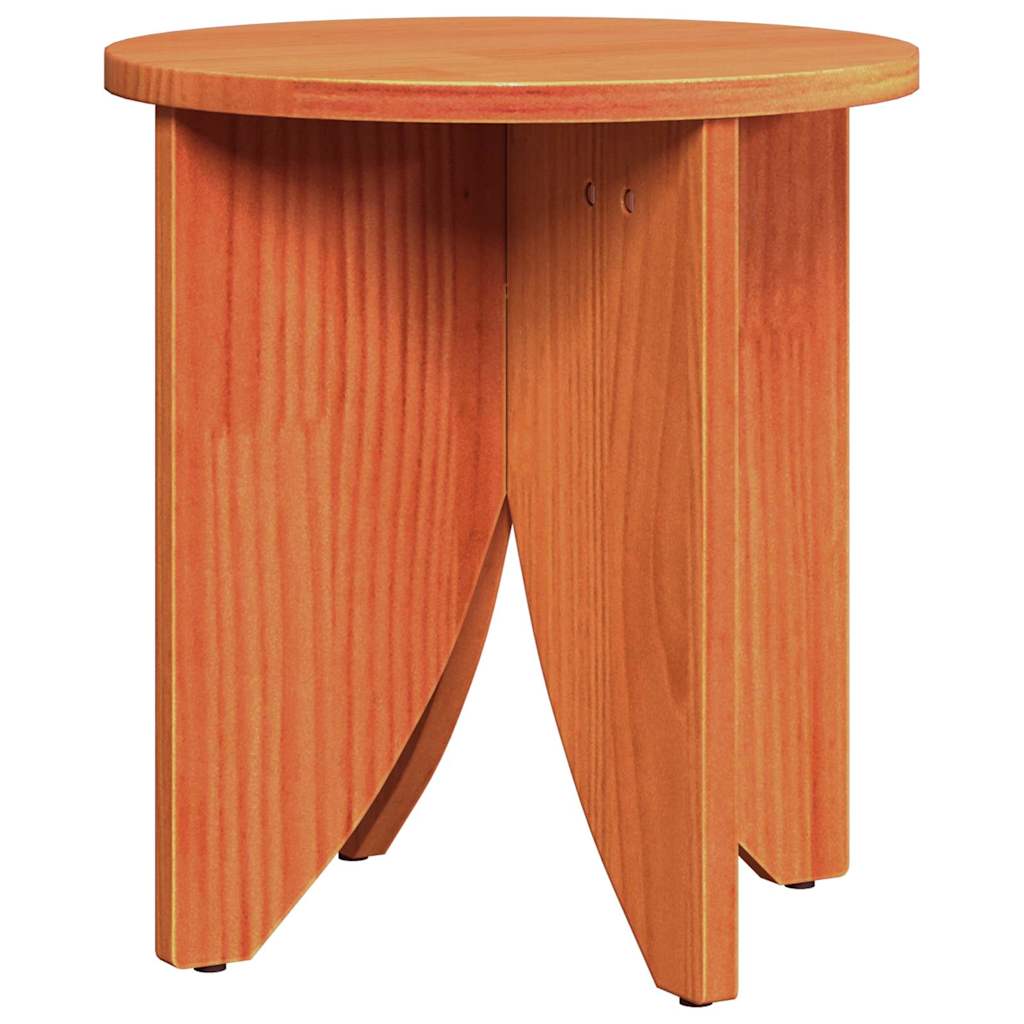 vidaXL Coffee Table 2 pcs Wax Brown