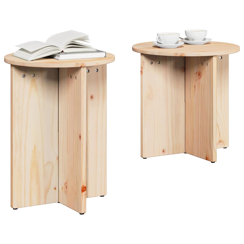 vidaXL Coffee Table 2 pcs Natural