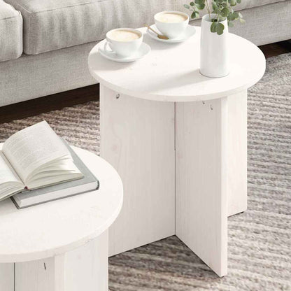 vidaXL Coffee Table 2 pcs White