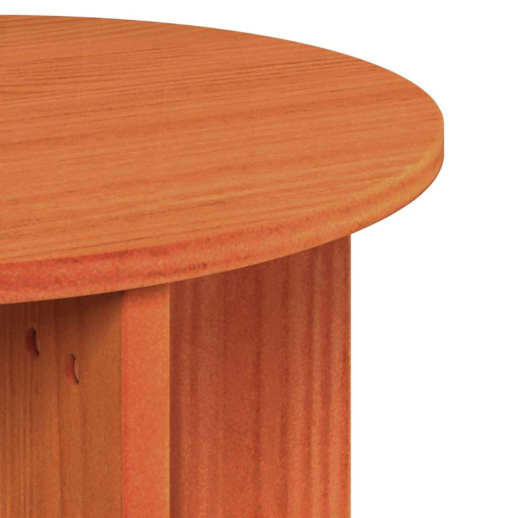 vidaXL Coffee Table 2 pcs Wax Brown