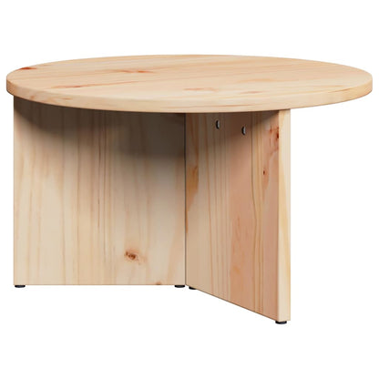 vidaXL Coffee Table 2 pcs Natural Solid Pine wood