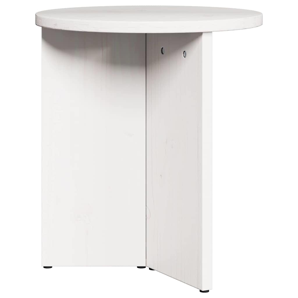 vidaXL Coffee Table 2 pcs White Solid Pine wood
