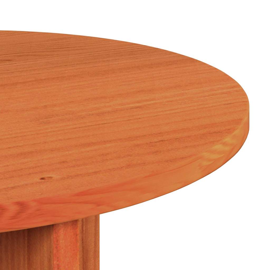 vidaXL Coffee Table 2 pcs Wax Brown Solid Pine wood