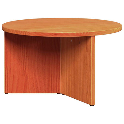 vidaXL Coffee Table 2 pcs Wax Brown Solid Pine wood