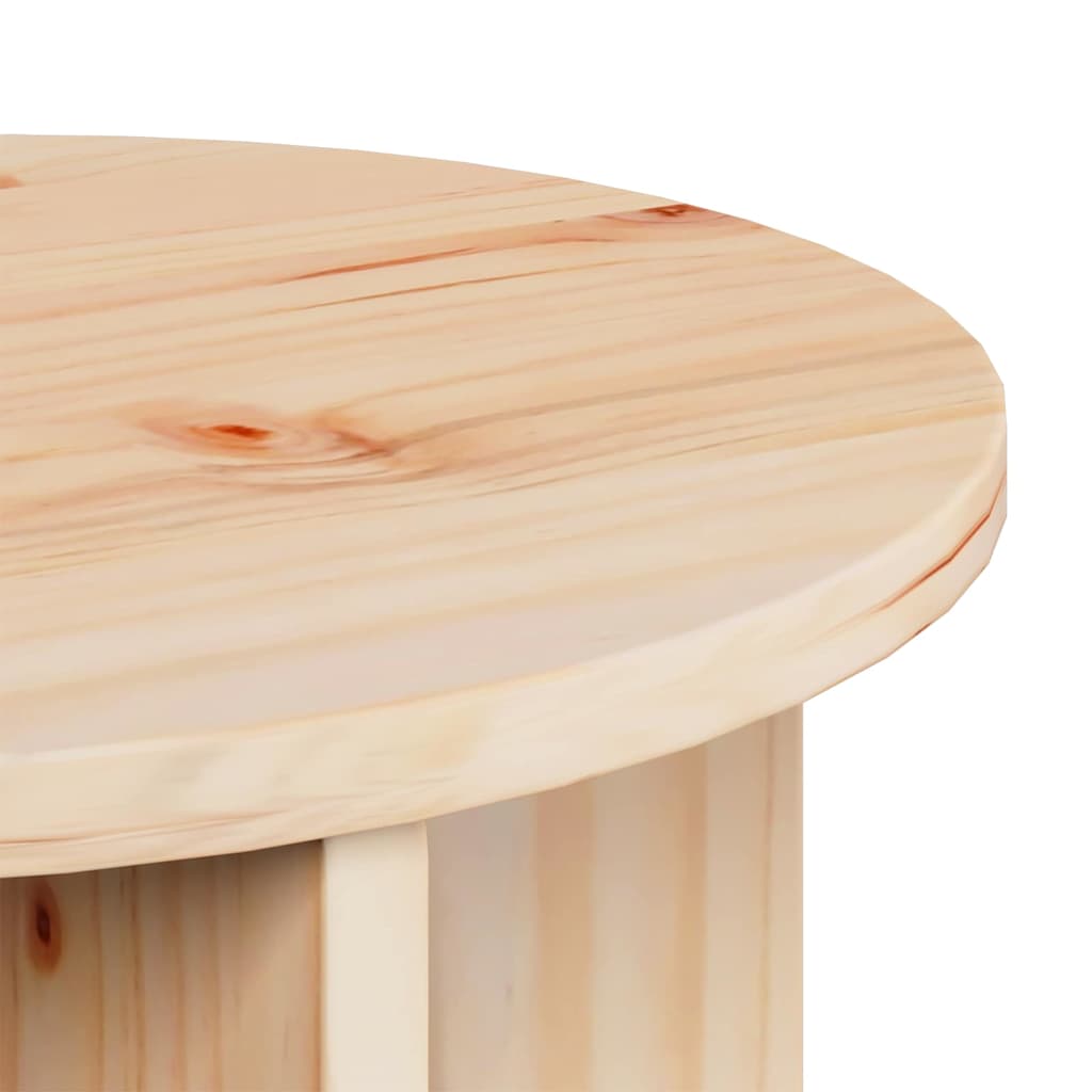 vidaXL Coffee Table 2 pcs Natural Solid Pine wood