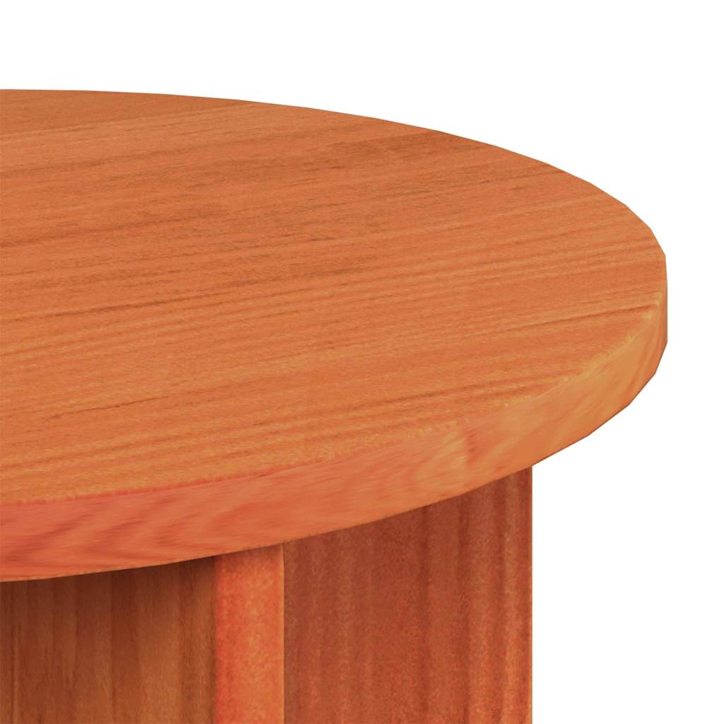 vidaXL Coffee Table 2 pcs Wax Brown Solid Pine wood