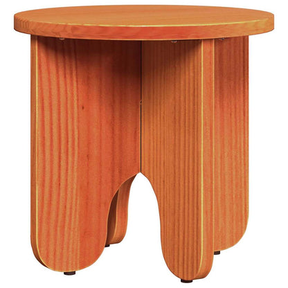 vidaXL Coffee Table 2 pcs Wax Brown Solid Pine wood