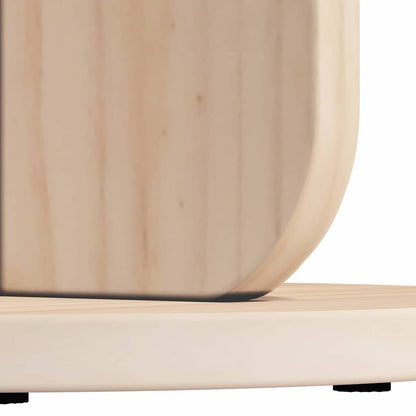 vidaXL Coffee Table Natural 39.5 x 39.5 x 53.5 cm Solid pine wood