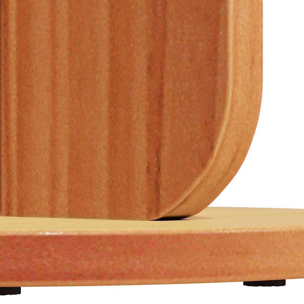 vidaXL Coffee Table Wax Brown 39.5 x 39.5 x 53.5 cm Solid pine wood