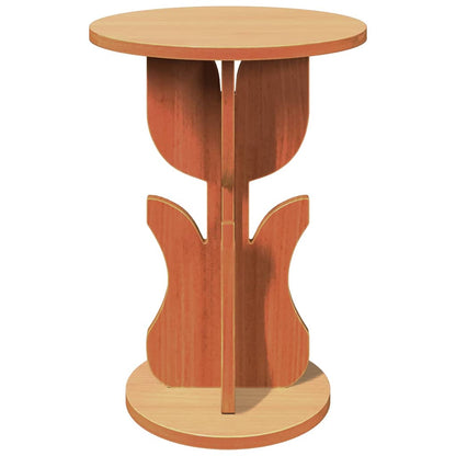 vidaXL Coffee Table Wax Brown 39.5 x 39.5 x 53.5 cm Solid pine wood
