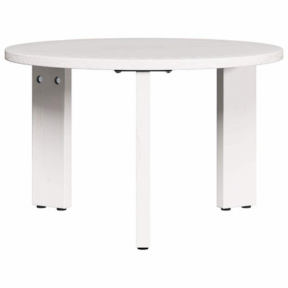 vidaXL Coffee Table 2 pcs White Solid Pine wood