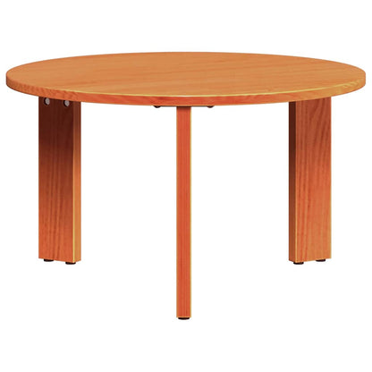 vidaXL Coffee Table 2 pcs Wax Brown Solid Pine wood