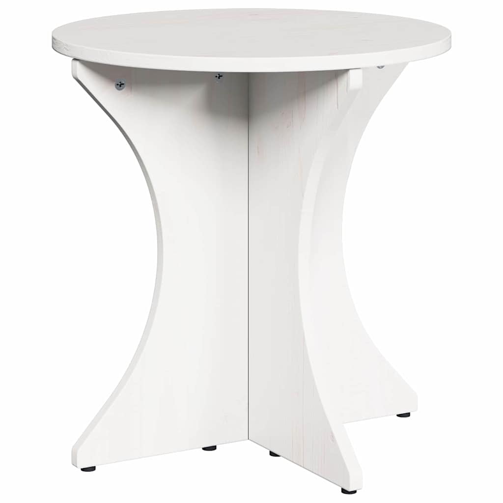 vidaXL Coffee Table 2 pcs White Solid pine wood