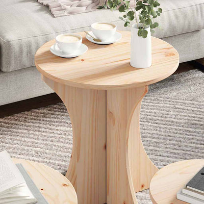 vidaXL Coffee Table 3 pcs Natural