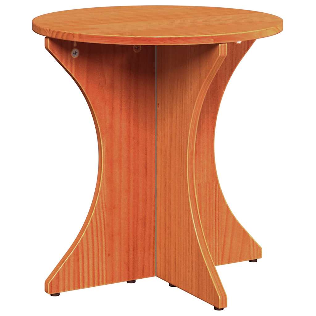 vidaXL Coffee Table 3 pcs Wax Brown