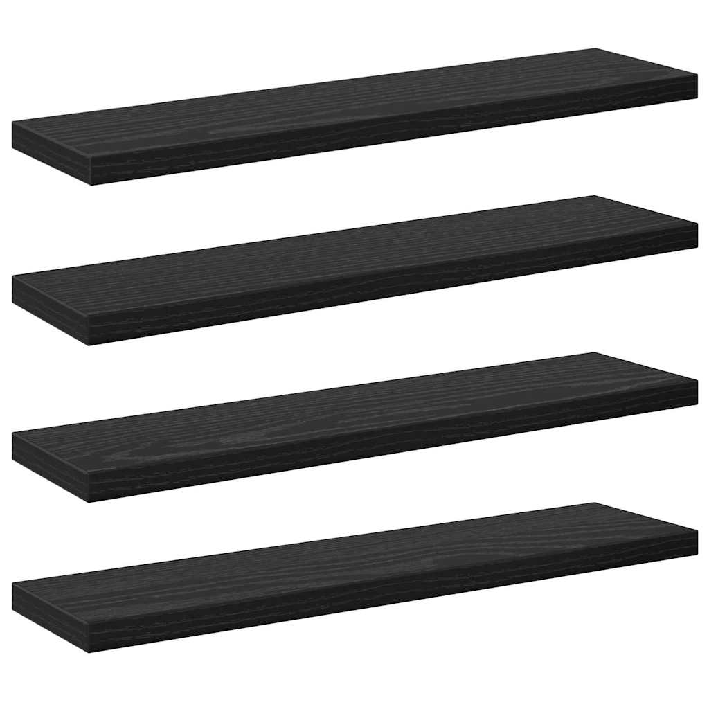 vidaXL Bookshelf Board 3-Tier 4 pcs 40 x 10 x 1.5 cm Engineered Wood