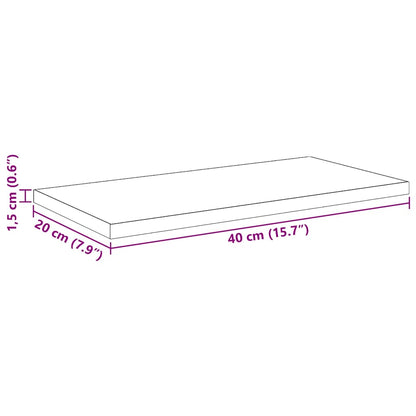 vidaXL Bookshelf Board 3-Tier 4 pcs 40 x 20 x 1.5 cm Engineered Wood