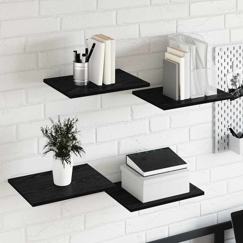 vidaXL Bookshelf Board 3-Tier 4 pcs 40 x 30 x 1.5 cm Engineered Wood