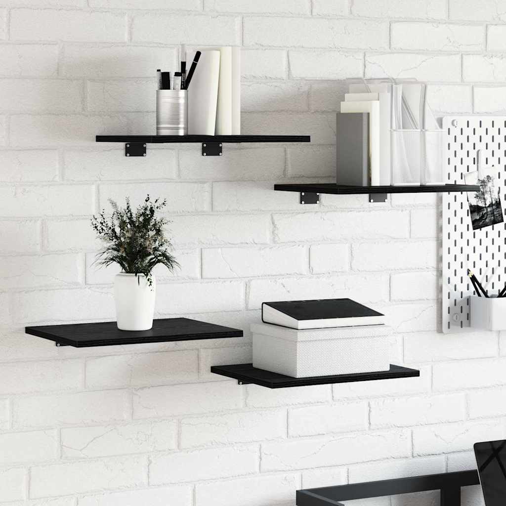vidaXL Bookshelf Board 3-Tier 4 pcs 40 x 30 x 1.5 cm Engineered Wood