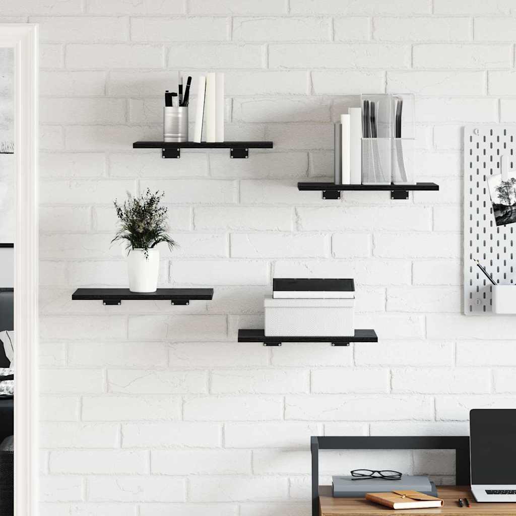 vidaXL Bookshelf Board 3-Tier 4 pcs 40 x 30 x 1.5 cm Engineered Wood