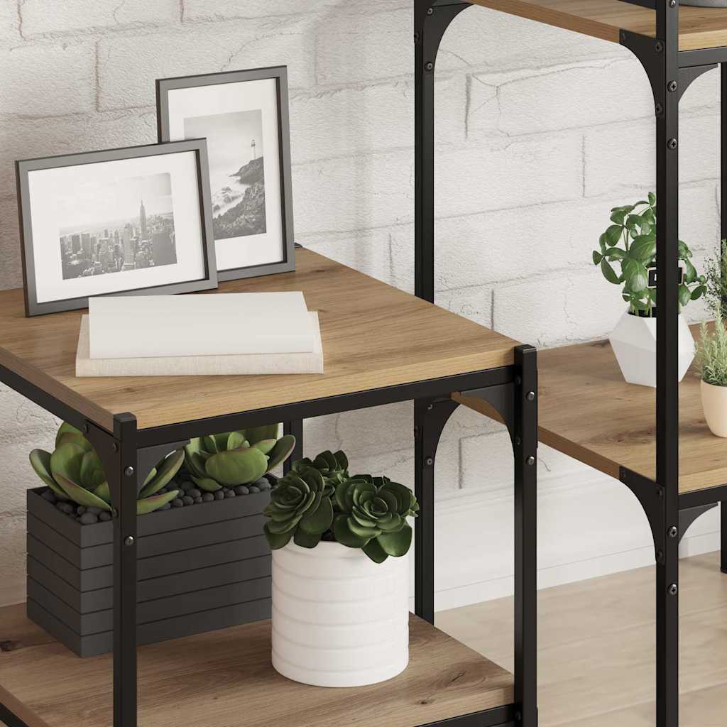 vidaXL Bookshelf Board 3-Tier 4 pcs 40 x 40 x 1.5 cm Engineered Wood