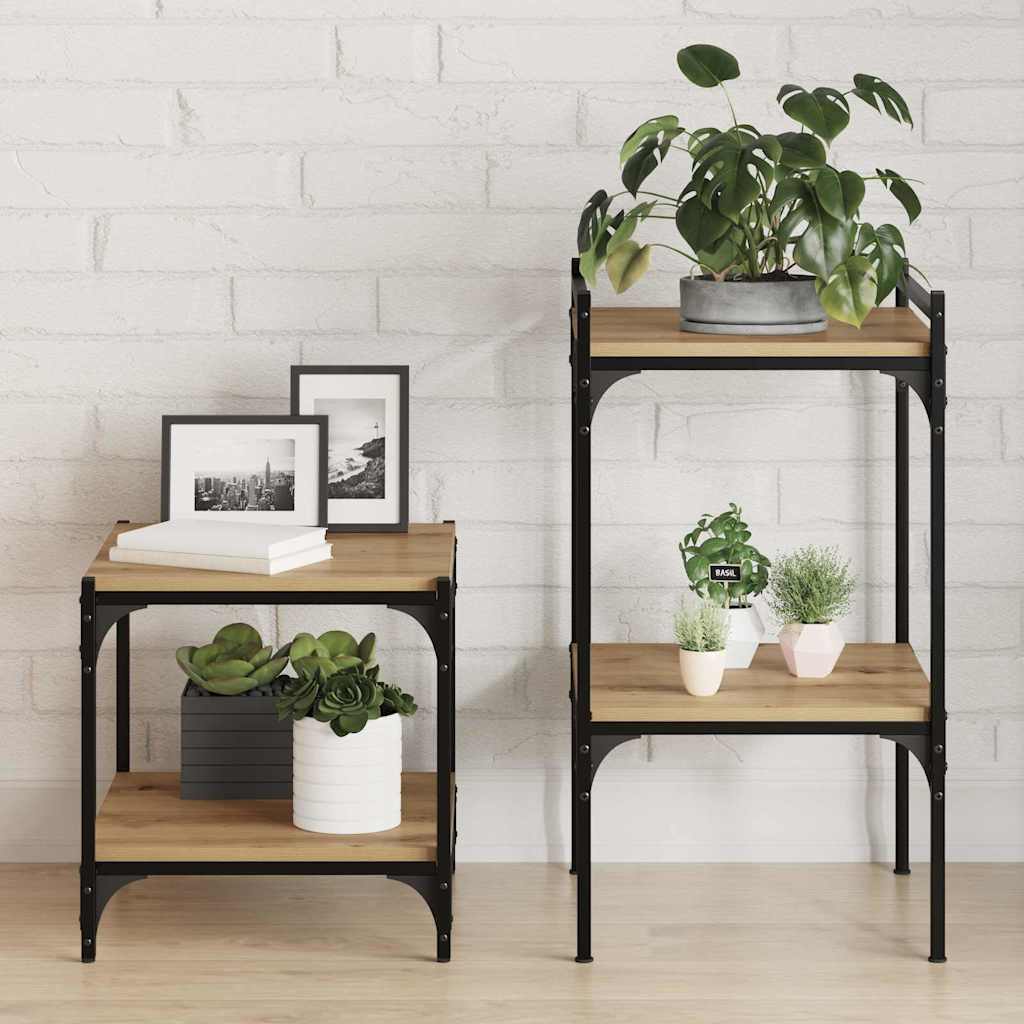 vidaXL Bookshelf Board 3-Tier 4 pcs 40 x 40 x 1.5 cm Engineered Wood