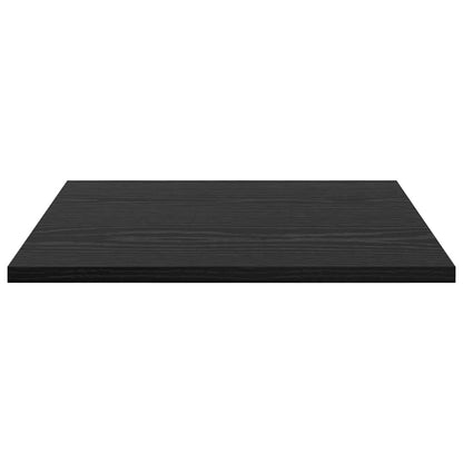 vidaXL Bookshelf Board 4 pcs Black 40 x 40 x 1.5 cm Engineered Wood