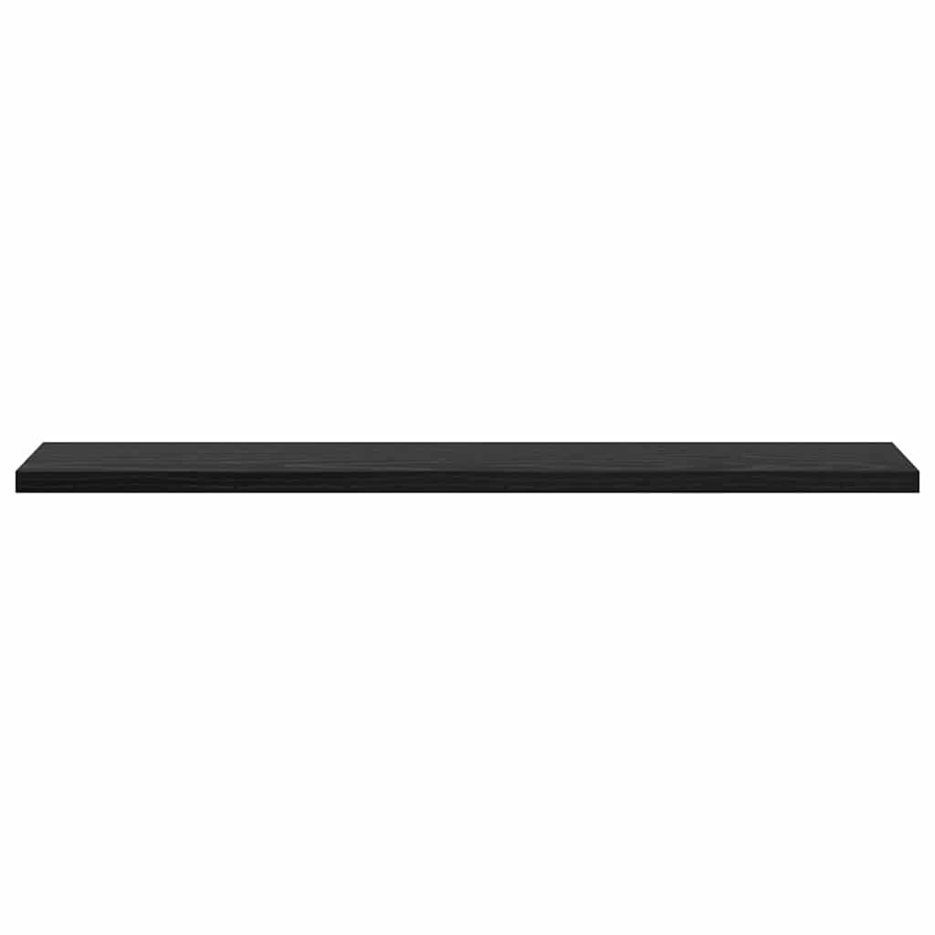 vidaXL Bookshelf Board 4 pcs Black 60 x 10 x 1.5 cm Engineered Wood