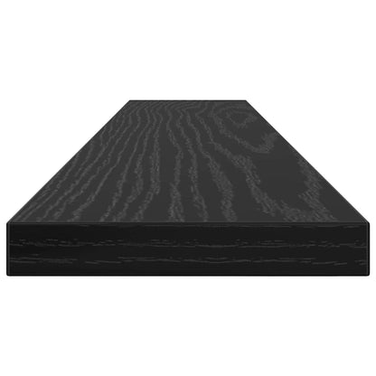 vidaXL Bookshelf Board 4 pcs Black 60 x 10 x 1.5 cm Engineered Wood