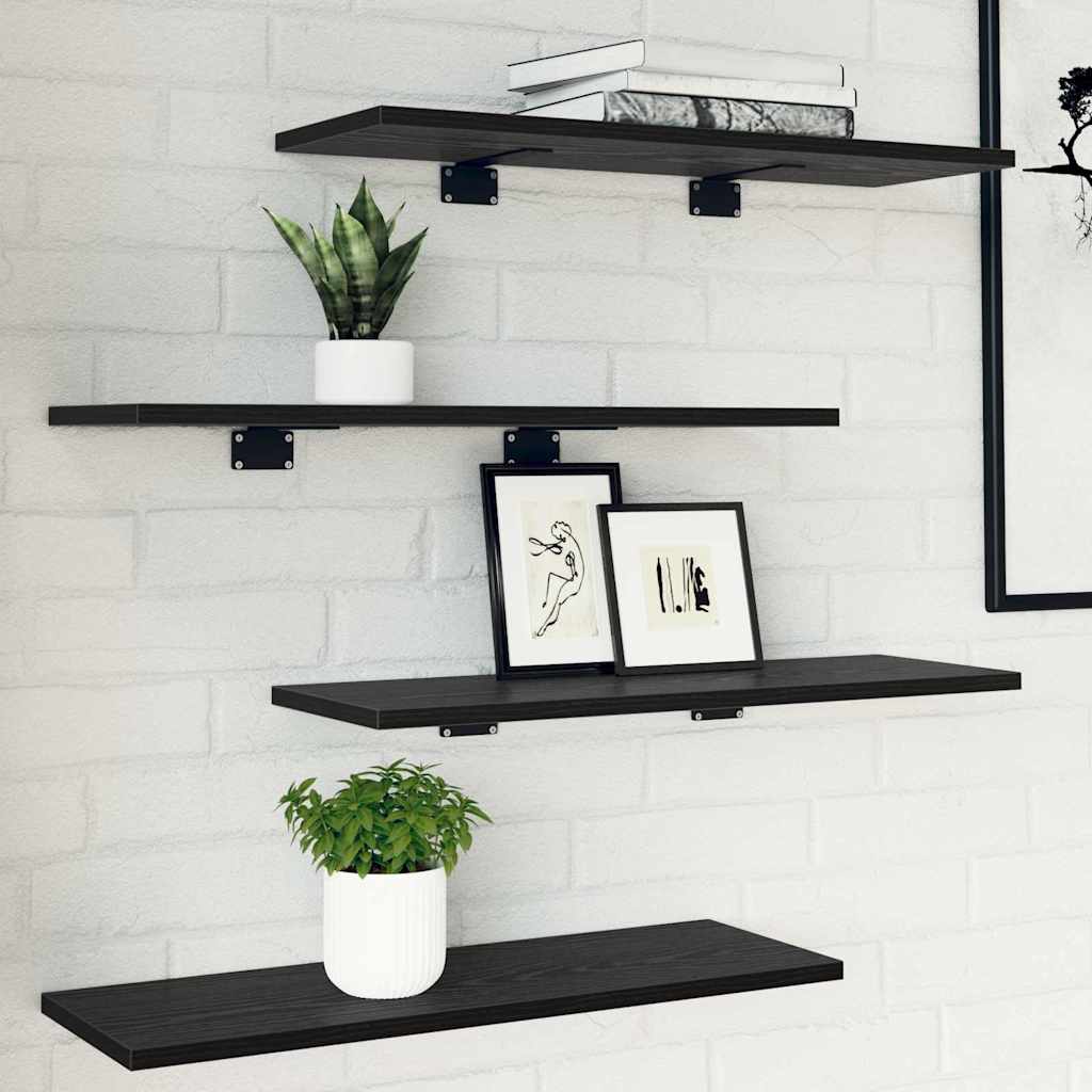 vidaXL Bookshelf Board 3-Tier 4 pcs 60 x 20 x 1.5 cm Engineered Wood