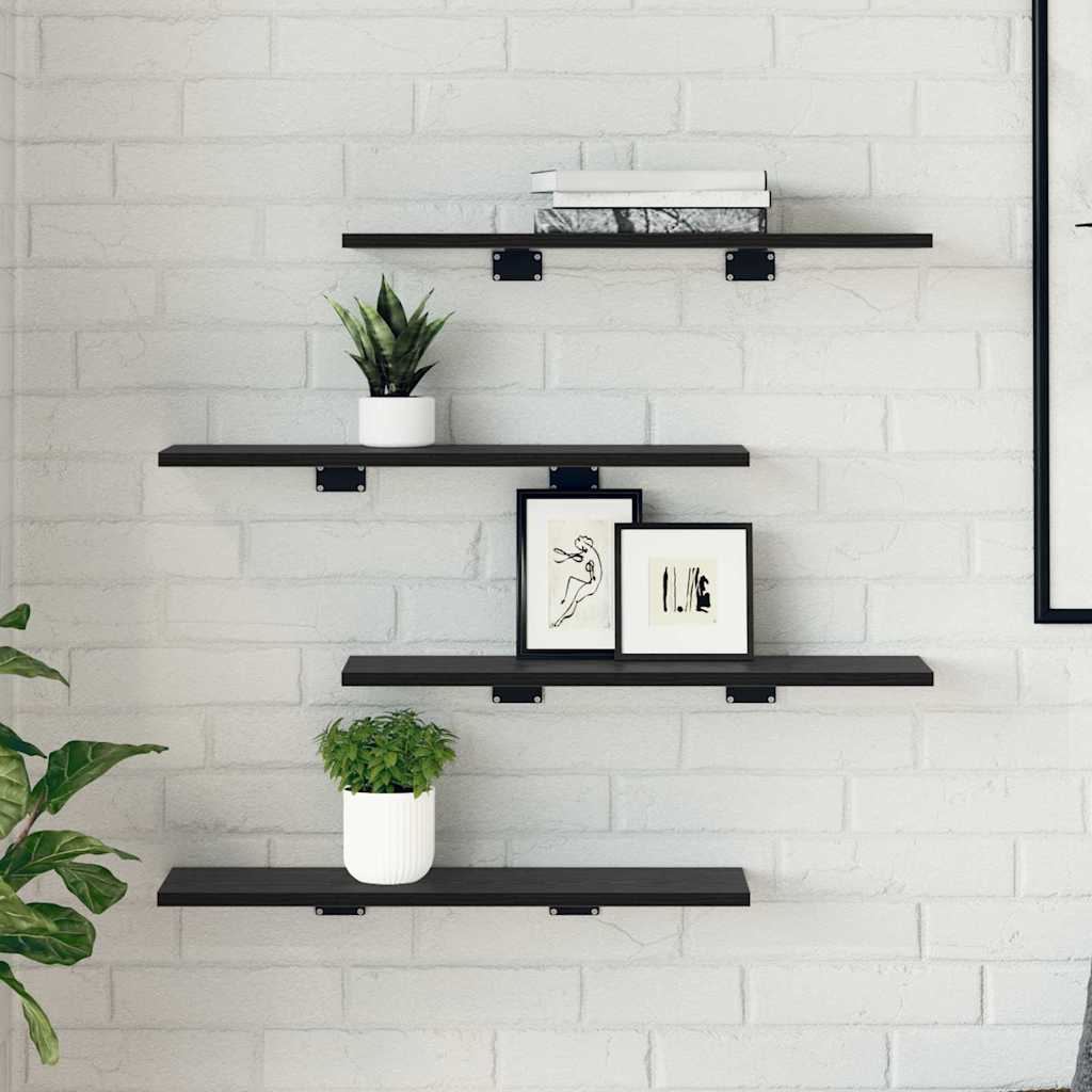 vidaXL Bookshelf Board 3-Tier 4 pcs 60 x 20 x 1.5 cm Engineered Wood