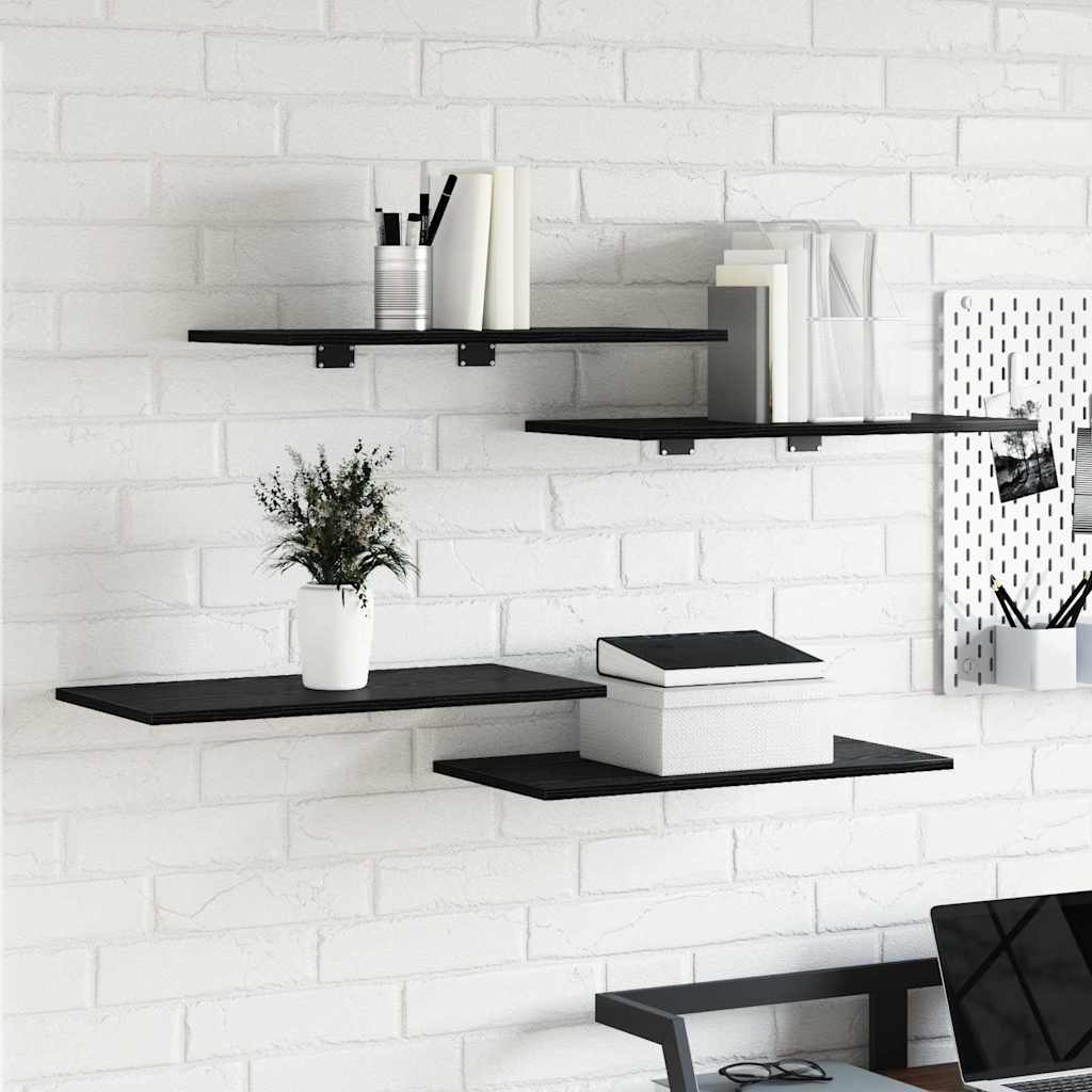 vidaXL Bookshelf Board 3-Tier 4 pcs 60 x 30 x 1.5 cm Engineered Wood