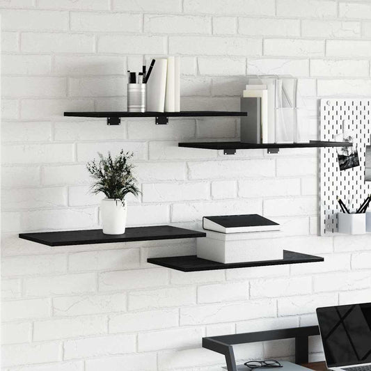 vidaXL Bookshelf Board 3-Tier 4 pcs 60 x 30 x 1.5 cm Engineered Wood