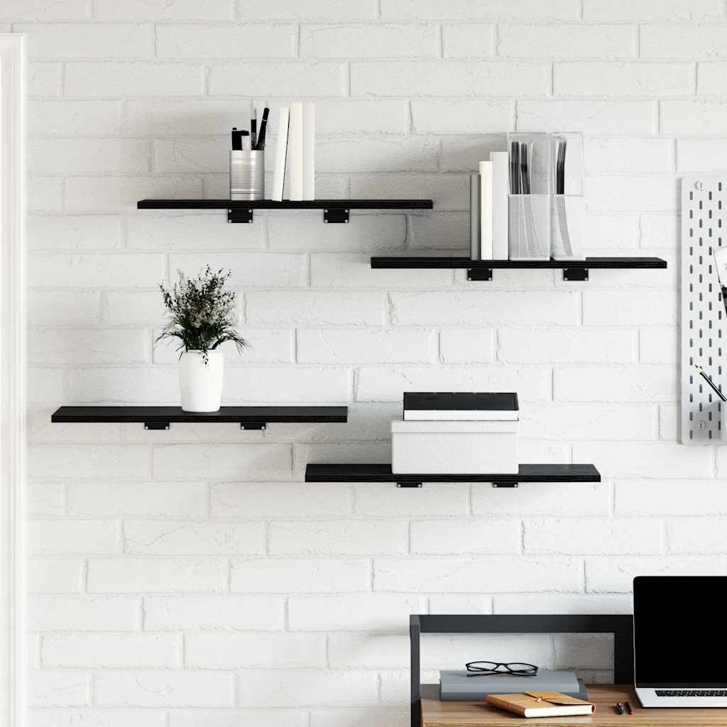 vidaXL Bookshelf Board 3-Tier 4 pcs 60 x 30 x 1.5 cm Engineered Wood
