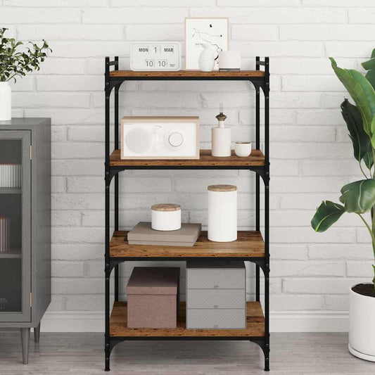 vidaXL Bookshelf Board 3-Tier 4 pcs 60 x 40 x 1.5 cm Engineered Wood