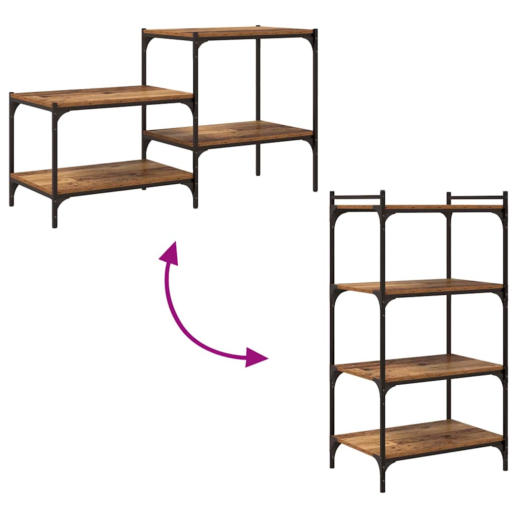 vidaXL Bookshelf Board 4 pcs Brown 60 x 40 x 1.5 cm Engineered Wood