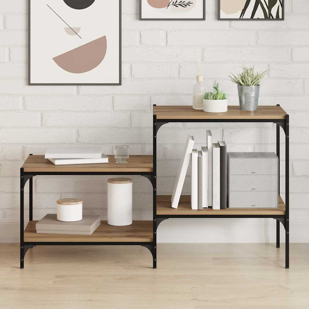 vidaXL Bookshelf Board 3-Tier 4 pcs 60 x 40 x 1.5 cm Engineered Wood